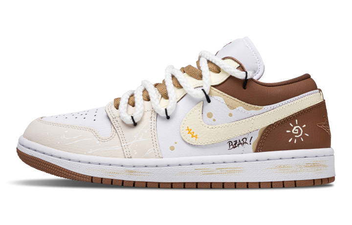 Jordan Jordan Air Jordan 1 Mel Cheese Slip Resistant Abrasion Resistant Slip Resistant Abrasion Resistant Low top