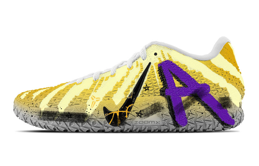 Nike Nike Ja Morant 3 Win Mamba Abrasion Resistant Low top Basketball Shoes Unisex Yellow Purple