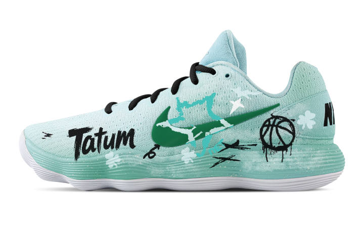 Nike Nike Hyperdunk 2017 North Bank Green Mango Cushioning Coverage Support Low top Basketball Shoes Men's