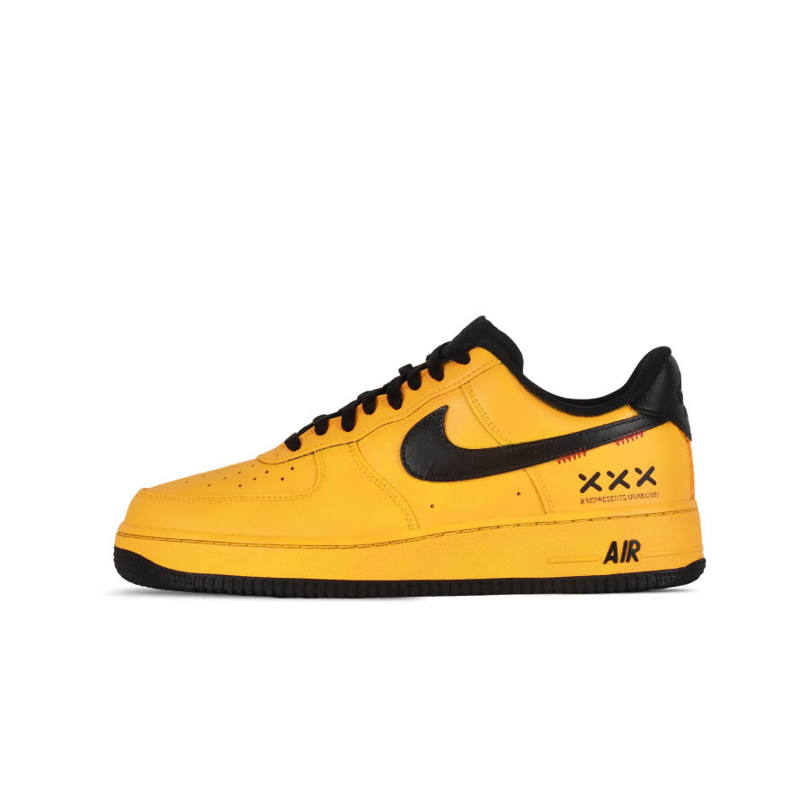 Nike Nike Air Force 1 One Day Tour Abrasion Resistant Low top Skateboard Shoes Unisex Black Orange