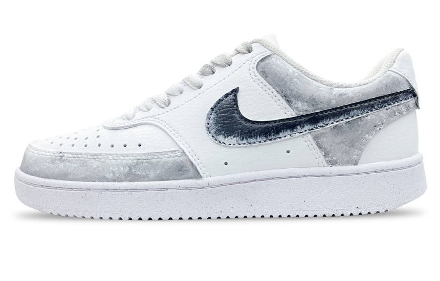 Nike Nike Court Vision 1 Skateboard Shoes Unisex Low Top Black/White/Gray