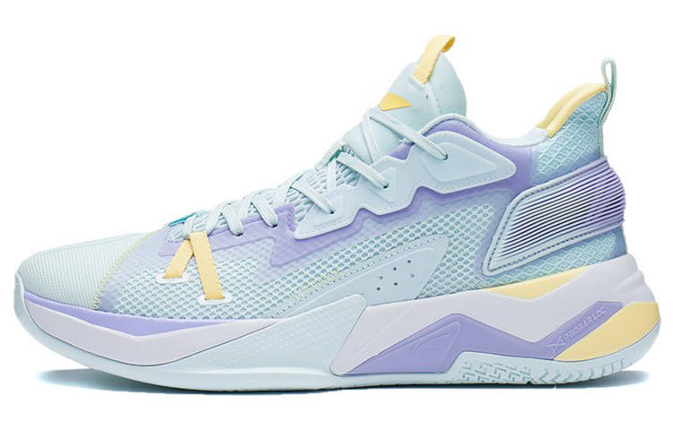 Li-Ning Li Ning Fighting Falcon Cushioning Rebound Cushioning Rebound Low top Performance Basketball Shoes Men's Blue