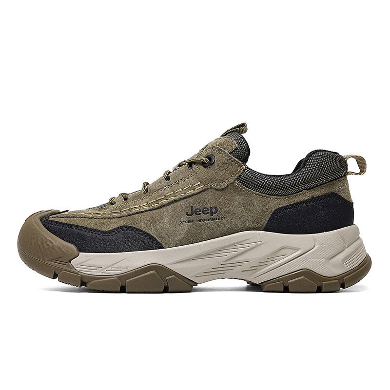 Jeep Abrasion Resistant Breathable Low top Mountaineering Hiking Shoes Men's