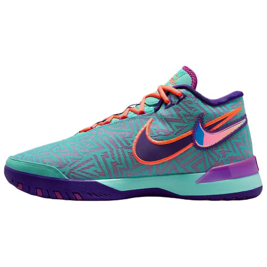 Nike Nike LeBron NXXT Genisus Slip Resistant Abrasion Resistant Mid top Basketball Shoes Unisex Blue