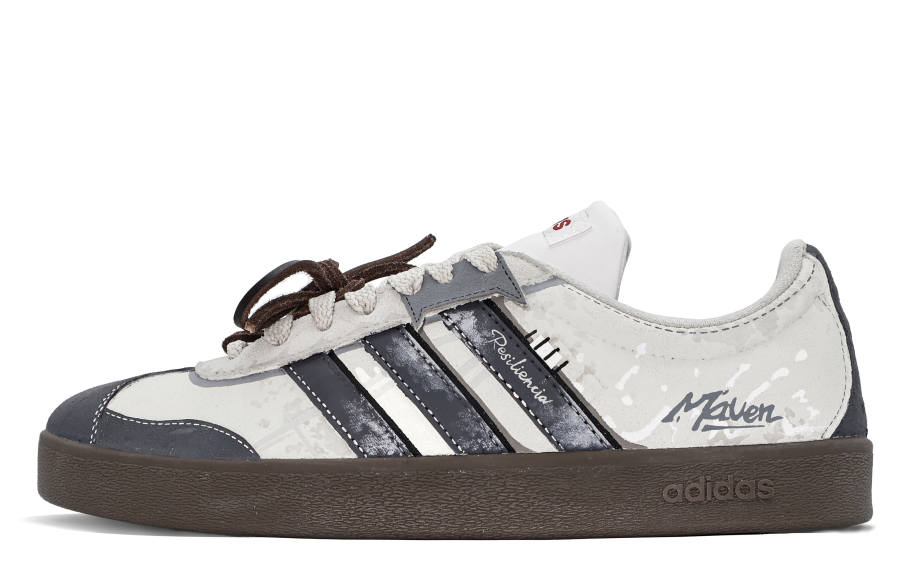 Adidas Adidas Dark Shadow Huiyou MONE Manufacturing Slip Resistant Low top Skateboard Shoes Unisex Black Gray
