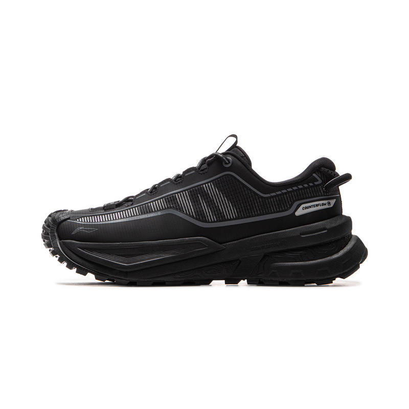 Li-Ning Li Ning Outdoor CF Tracing, Xingchuan TPU Low top Hiking Shoes Unisex Black