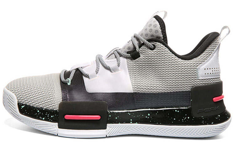 PEAK Flash Taichi Fabric Cushioning Slip Resistant Abrasion Resistant Mid top Taichi Performance Basketball Shoes Men's