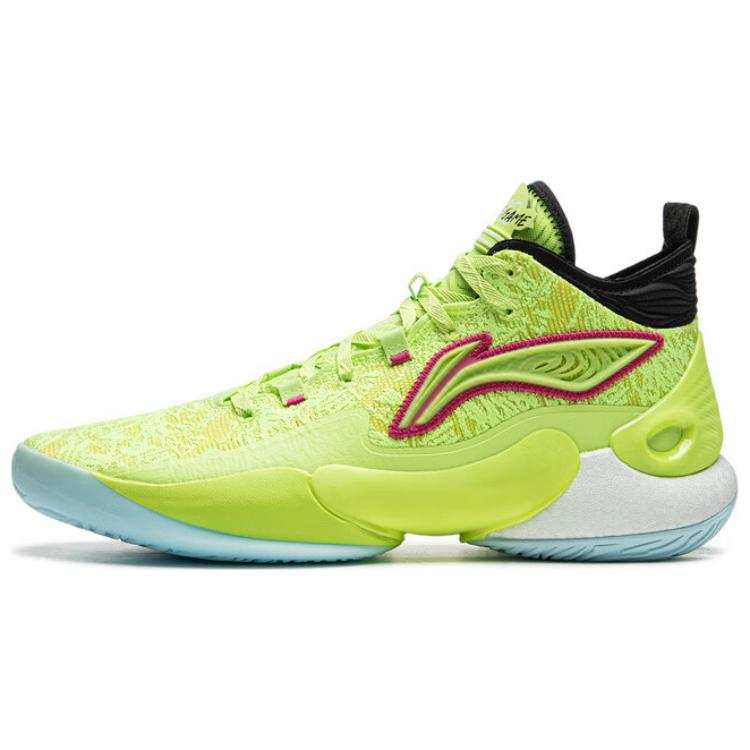 Li-Ning Li Ning YuShuai 18 Basketball Shoes Men's Low Top Green Black