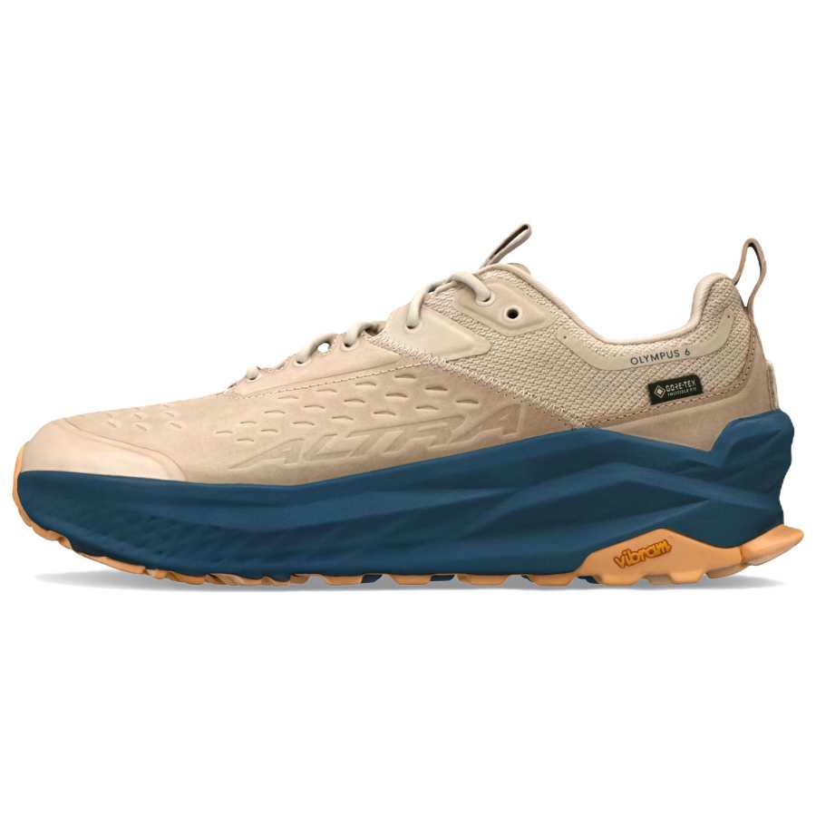 Altra OLYMPUS 6 Slip Resistant Abrasion Resistant Low top Mountaineering Shoes Men's Beige