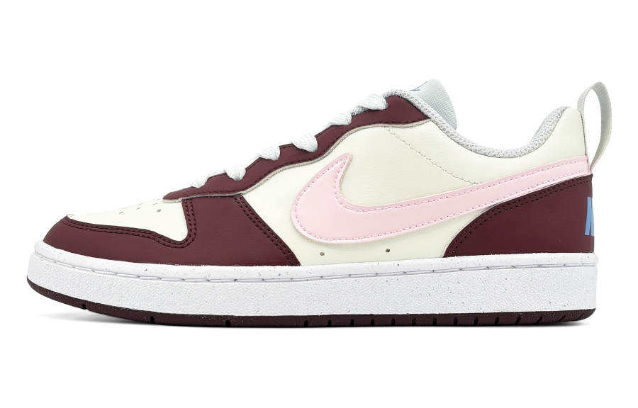 Nike Nike Court Borough Romantic Play For Skill Abrasion Resistant Slip Resistant Low top Skateboard Shoes Women's Burgundy