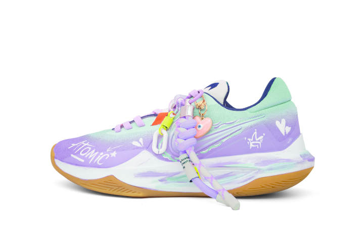 Nike Nike Precision 6 ATOMIC Mist Purple Cushioning Abrasion Resistant Cushioning, Wear Resistant Low top Basketball Shoes