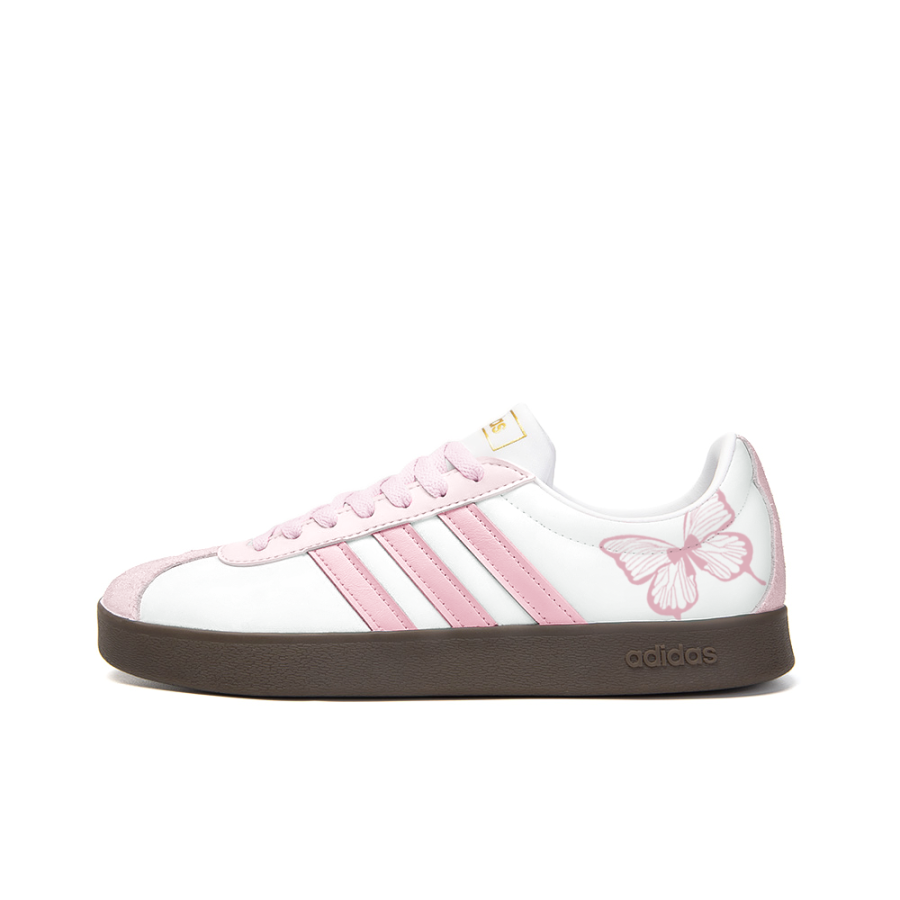 Adidas Neo VL Court 2.0 Wear resistant And Lightweight Low top Skateboard Shoes Unisex Pink