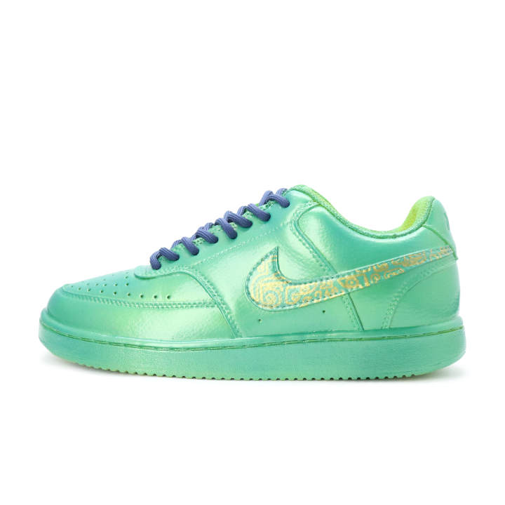 Nike Nike Court Vision 1 Bronze Inscription Leather Abrasion Resistant Low top Skateboard Shoes Men's