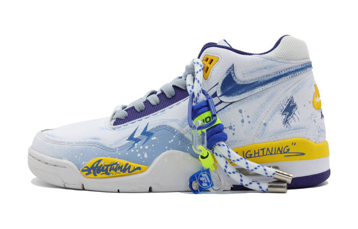 Nike Nike Flight Legacy Cushioning Slip Resistant Abrasion Resistant Coverage Mid top Vintage Basketball Shoes Men's