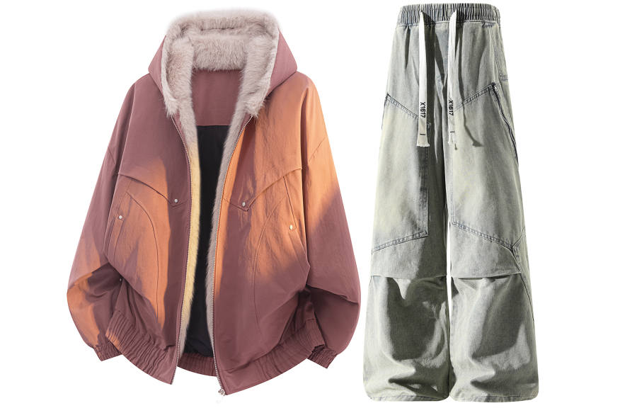 X1617 Casual Sportswear Unisex Hooded Thickened And Fleece Lined