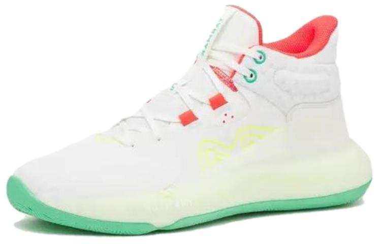 DECATHLON SE 500 High Slip Resistant Abrasion Resistant Mid top Basketball Shoes Men's White Green