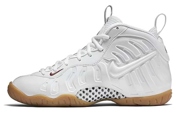 Nike Nike Foamposite Pro Air White Gucci Mid top Basketball Shoes Women's White