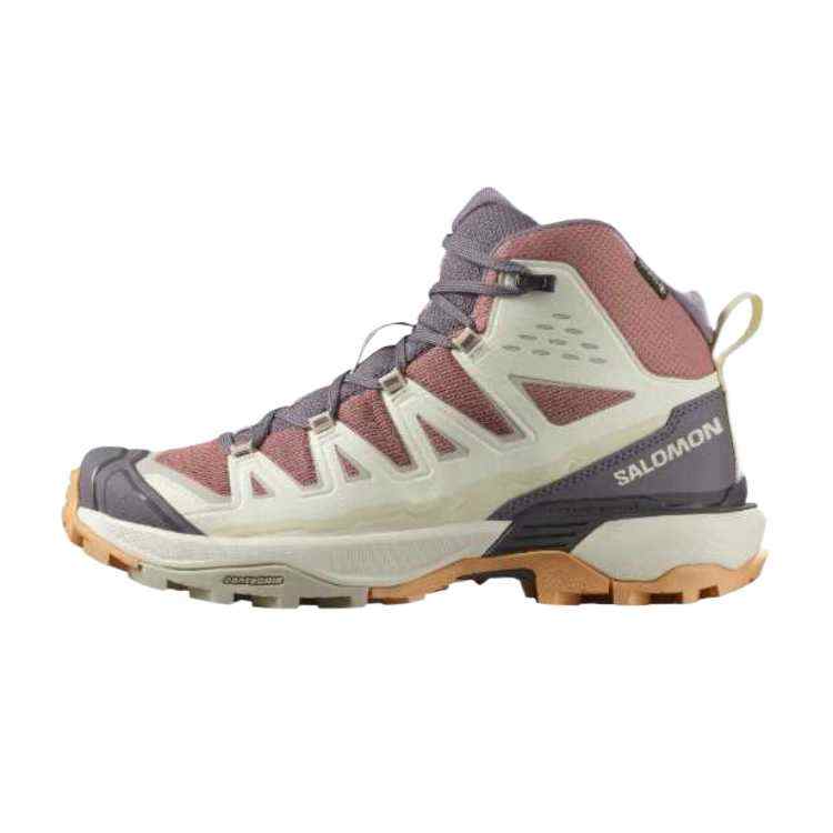 SALOMON X Ultra Mid top Mountaineering Shoes Women's Pink