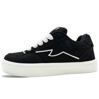 ITGI American Vintage Abrasion Resistant Quick Dry Abrasion Resistant Quick Dry Low top Skateboard Shoes Unisex Black