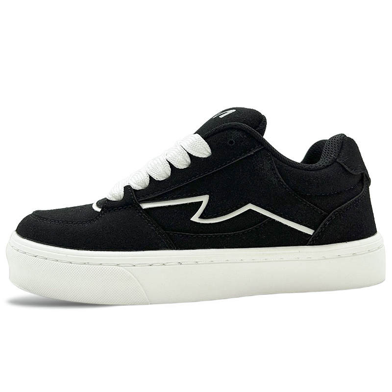 ITGI American Vintage Abrasion Resistant Quick Dry Abrasion Resistant Quick Dry Low top Skateboard Shoes Unisex Black