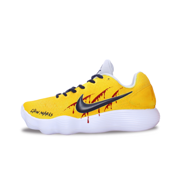 Nike Nike Hyperdunk 2017 Cushioning Low top Basketball Shoes Men's Black Yellow