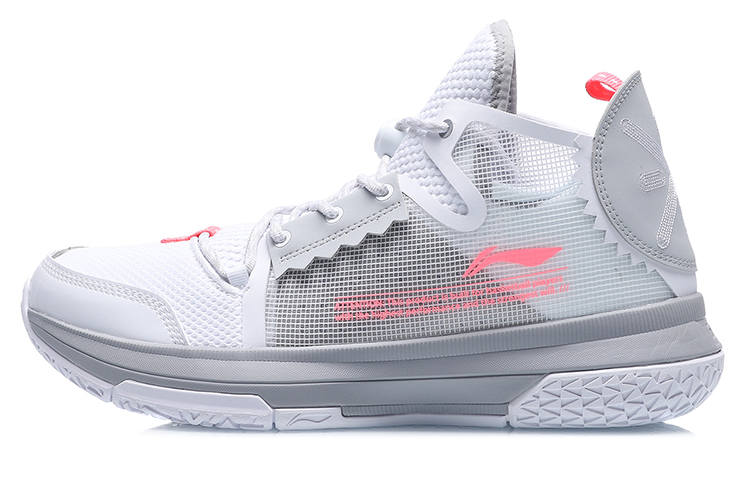 Li-Ning Li Ning Wowls Textile, Synthetic Leather, TPU Cushioning Slip Resistant Abrasion Resistant Breathable Rebound Mid top