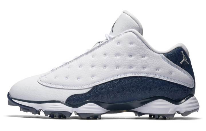 Jordan Jordan Air Jordan 13 Retro Golf White Navy Cushioning Breathable Coverage Cushioning Breathable Coverage Low top