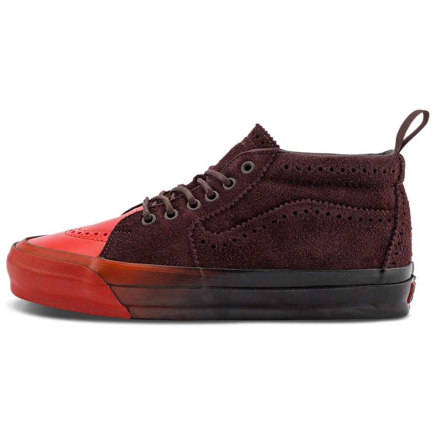 Vans SK8 MID top Skateboard Shoes Unisex Umber