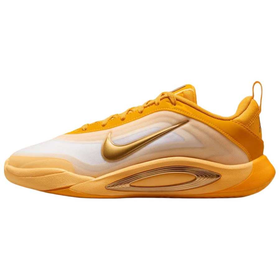 Nike Nike A'One Abrasion Resistant Abrasion Resistant Low top Basketball Shoes Women's Metal Gold
