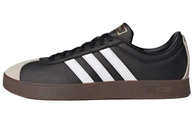 Adidas Adidas VL COURT 2.0 Abrasion Resistant Low top Skateboard Shoes Unisex Black