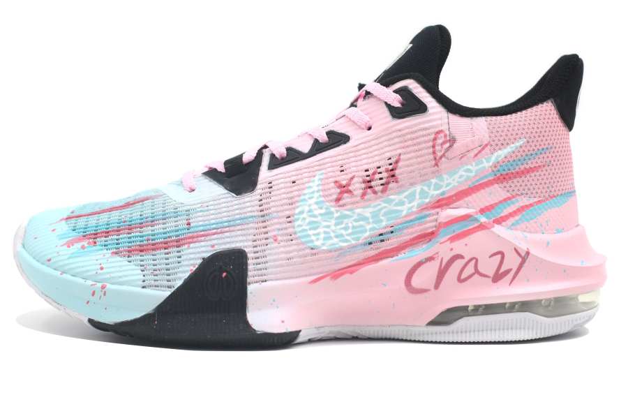 Nike Nike Air Max Impact Abrasion Resistant Low top Basketball Shoes Men's Blue Pink