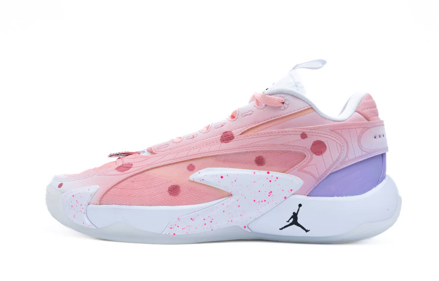 Jordan Jordan Luka 2 Sponge Sweetheart Abrasion Resistant Breathable Low top Basketball Shoes Men's Yellow Pink