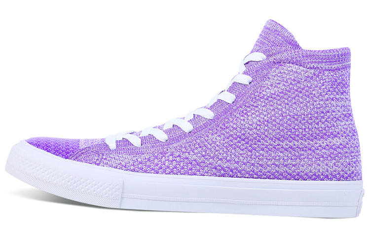 Converse Chuck Taylor All Star Nike x Chuck Taylor All Star Converse Flyknit High 'Hyper Grape'