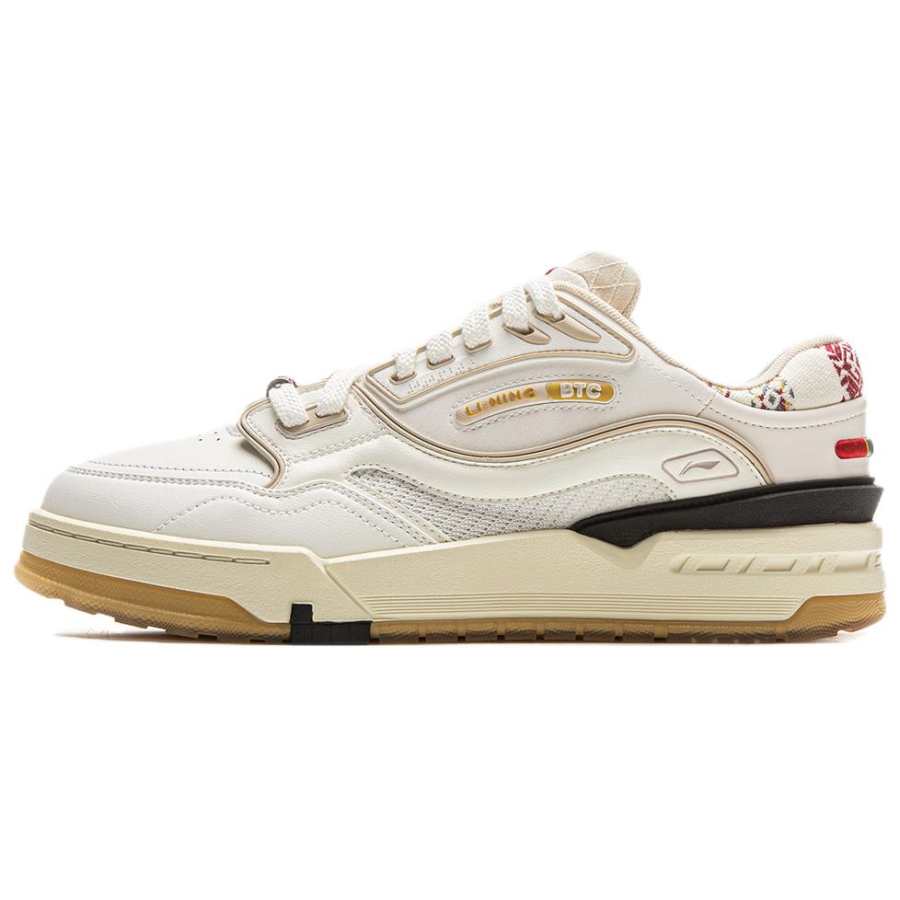 Li-Ning Li Ning 001 BTC 3 Coverage Slip Resistant Cushioning Abrasion Resistant Lightweight Low top Skateboard Shoes Unisex
