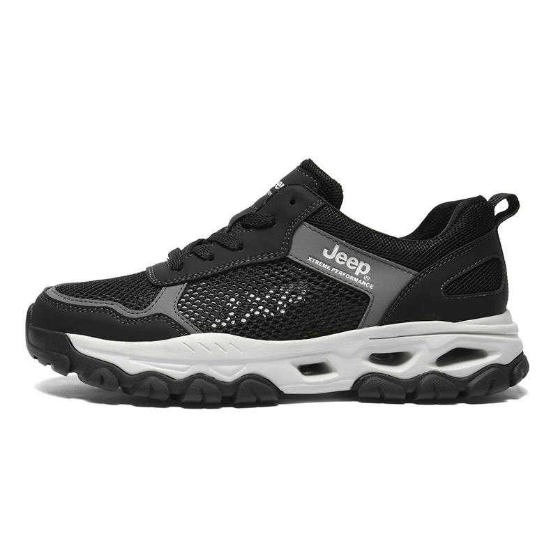 Jeep Comfortable Low top Hiking Shoes Men's Black