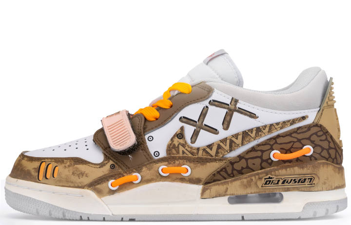 Jordan Jordan Legacy 312 Da Vinci Custom, Domination Cushioning Slip Resistant Cushioning Slip Resistant Low top