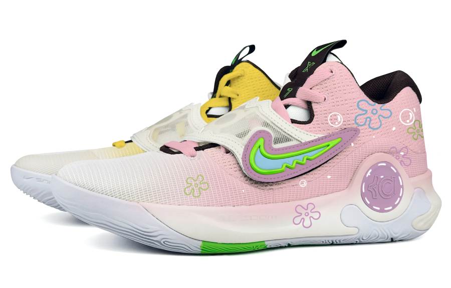 Nike Nike KD Trey 5 X Cushioning Impact Resistant Cushioning Impact Resistant Low top Basketball Shoes Men's Pink