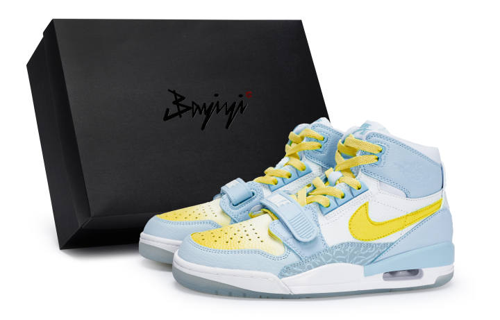 Jordan Jordan Legacy 312 811 Manufacturing, Cooling Summer Yellow, Special Shoe Box Cushioning, Wear Resistant Mid top