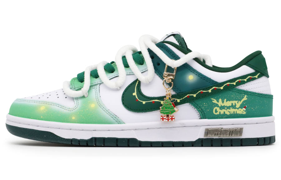 Nike Nike Dunk Crow Craft, Flowing Light, Christmas Night, Deconstruction Cushioning, Wear Resistant Skateboard Shoes Unisex