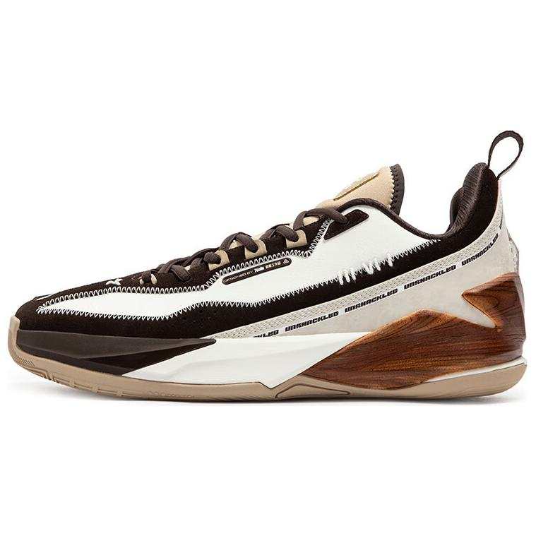 361° Generational Generation 1 Slip Resistant Abrasion Resistant Low top Basketball Shoes Men's White Black Brown