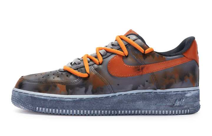 Nike Nike Air Force 1 Slip Resistant Abrasion Resistant Slip Resistant Abrasion Resistant Low top Skateboard Shoes GS