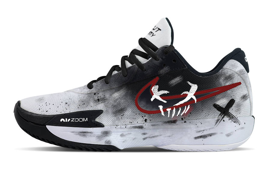 Nike Nike Air Zoom G.T. Cut Academy Venom Abrasion Resistant Low top Basketball Shoes Men's Black