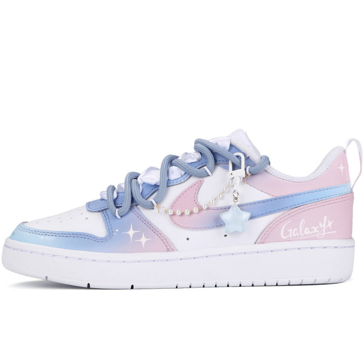Nike Nike Court Borough 2 Sweet Dream Galaxy Slip Resistant Abrasion Resistant Slip Resistant Abrasion Resistant Low top