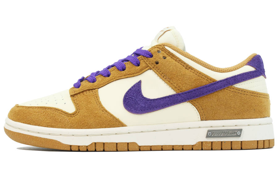 Nike Nike Dunk Slip Resistant Low top Skateboard Shoes Unisex Gold Purple