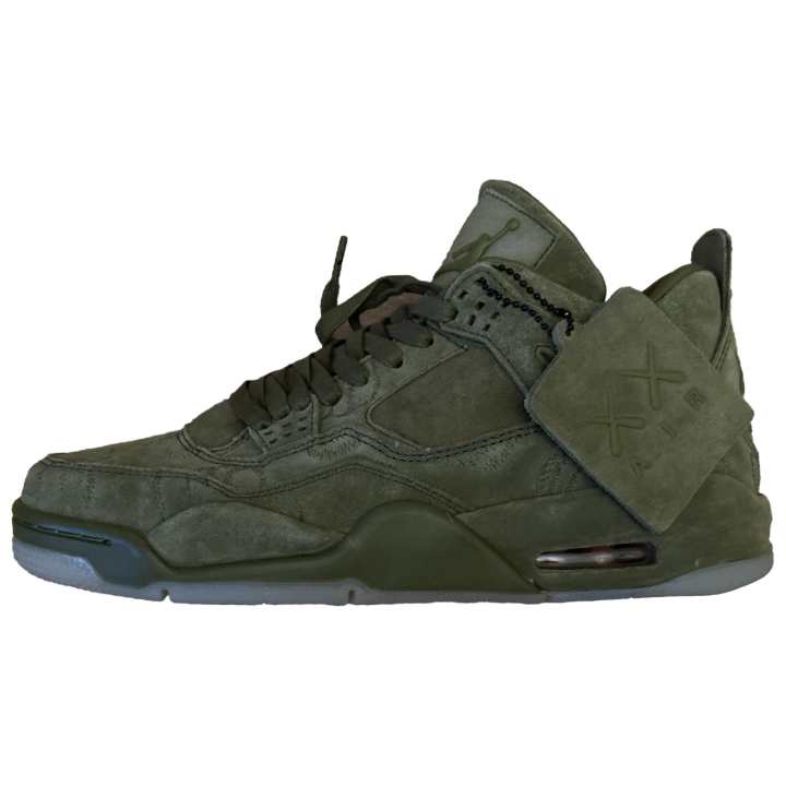 Jordan KAWS x Jordan Air Jordan 4 Basketball Shoes Men's Green