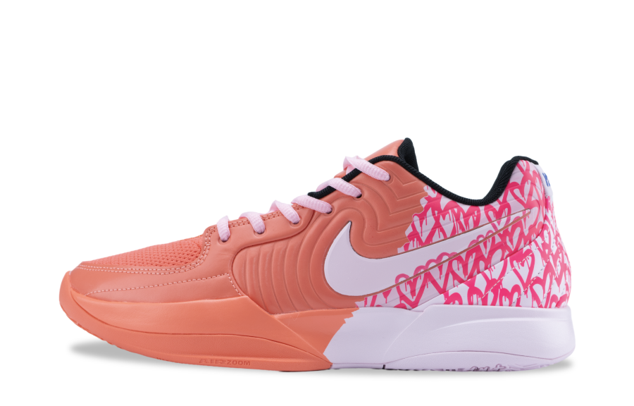 Nike Nike Ja 2 Slip Resistant Abrasion Resistant Low top Basketball Shoes Unisex Pink