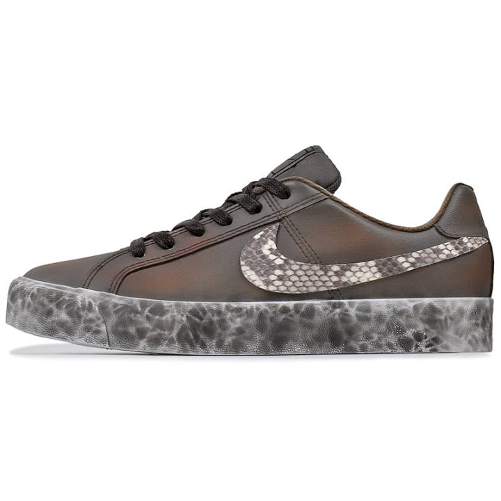 Nike Nike Court Royale AC Abrasion Resistant Low top Skateboard Shoes Unisex Gray Brown