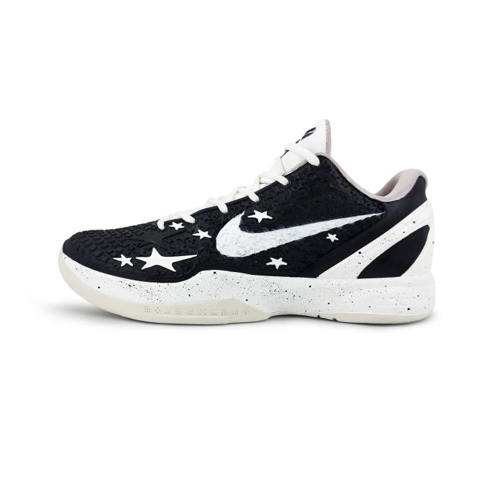 Nike Nike Zoom Kobe 6 All Star 2.0 Cushioning, Wear Resistant Low top Basketball Shoes Men's Black White