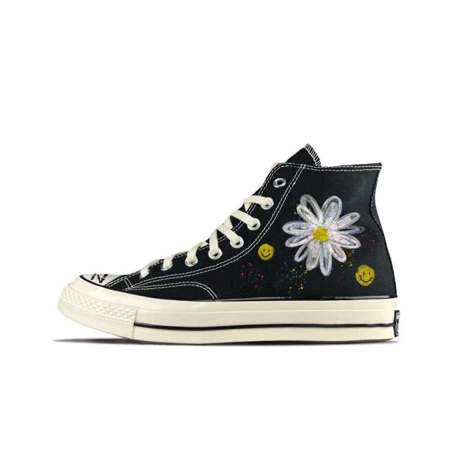 Converse 1970s Mechanical Demon Spirit, Facing The Sun Abrasion Resistant High top Canvas Shoes Unisex
