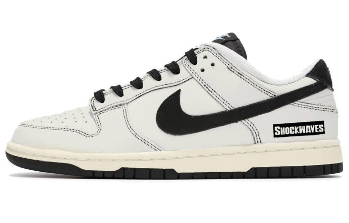 Nike Nike Dunk Low Panda Slip Resistant Abrasion Resistant Low top Casual Skate Shoes Unisex Ecru